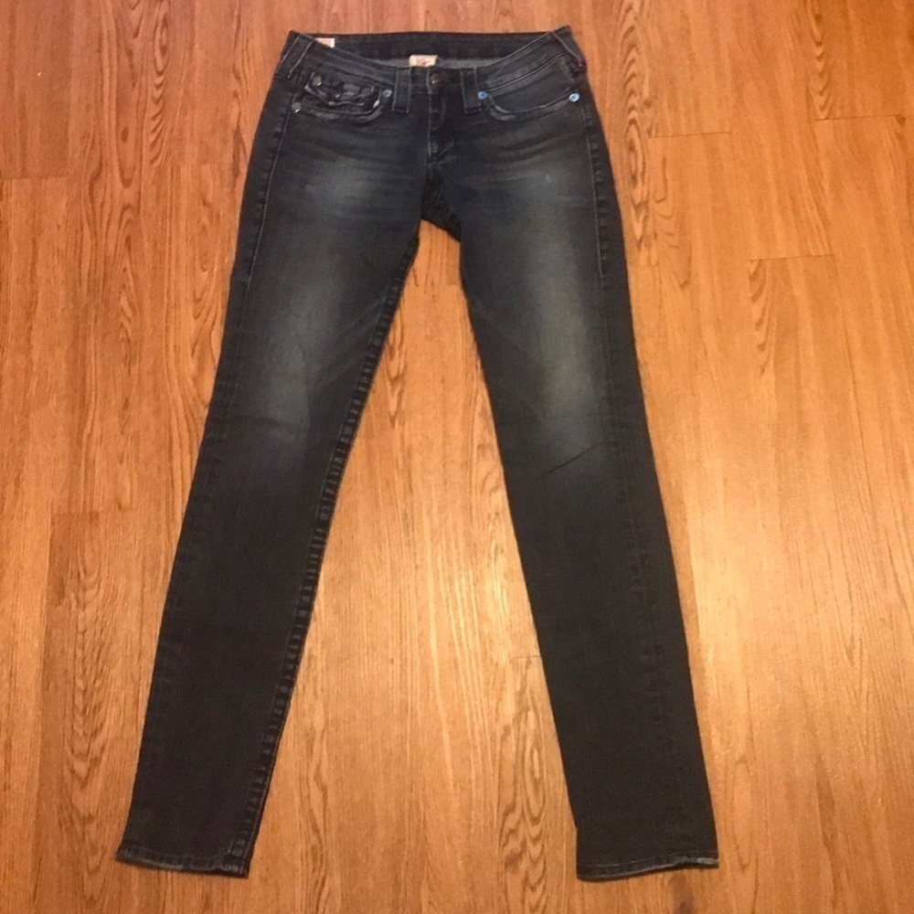 True Religion Flap Back Pocket Skinny Jean…